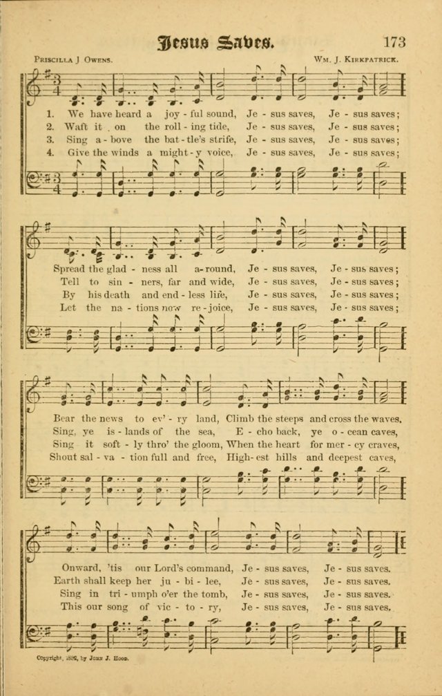 Radiant Songs: for use in meetings for Christian worship or work page 173