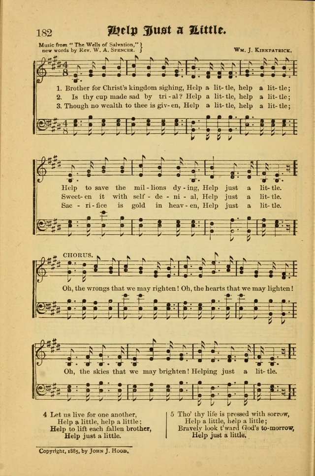 Radiant Songs: for use in meetings for Christian worship or work page 182