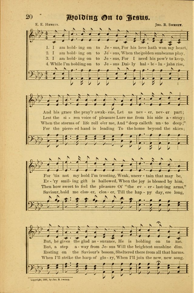 Radiant Songs: for use in meetings for Christian worship or work page 20