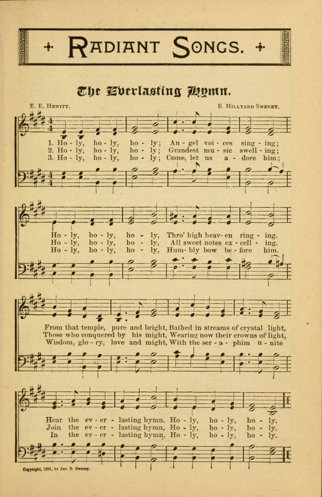 Radiant Songs: for use in meetings for Christian worship or work page 3