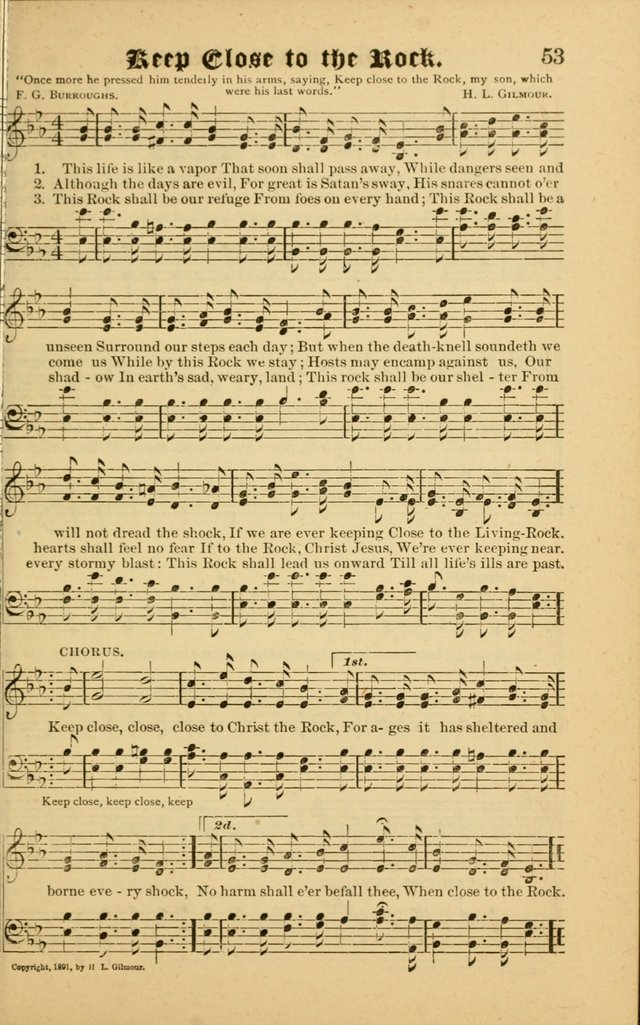 Radiant Songs: for use in meetings for Christian worship or work page 53