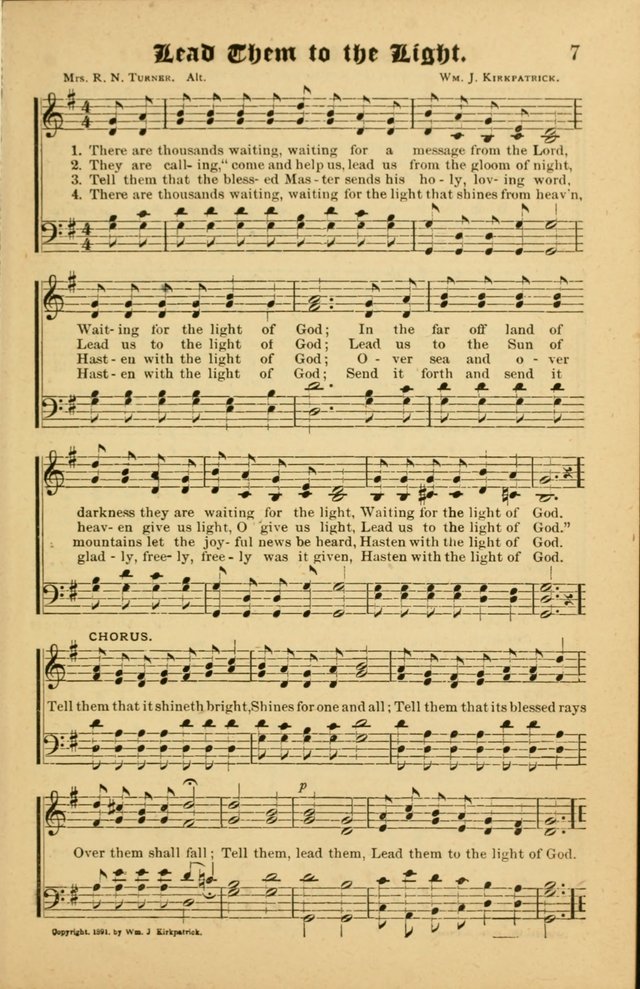 Radiant Songs: for use in meetings for Christian worship or work page 7