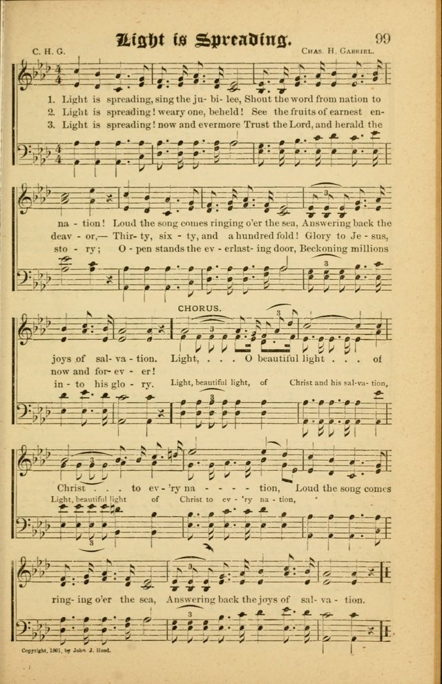 Radiant Songs: for use in meetings for Christian worship or work page 99