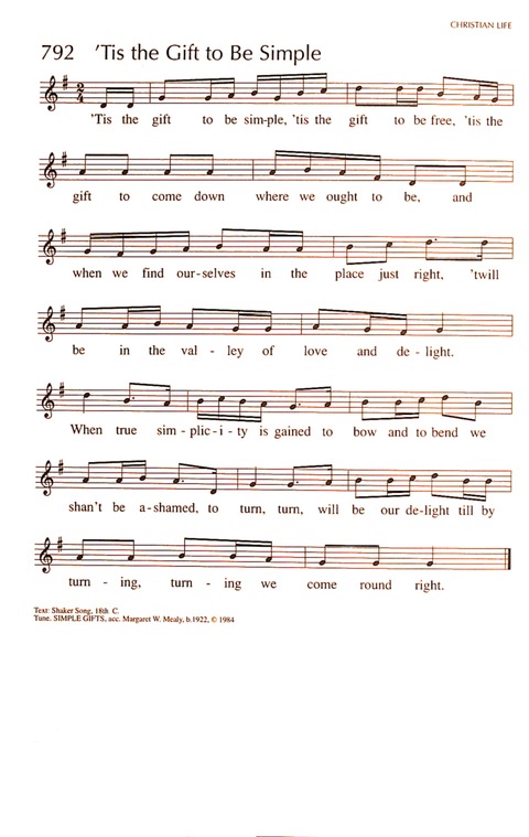 RitualSong: a hymnal and service book for Roman Catholics page 1091