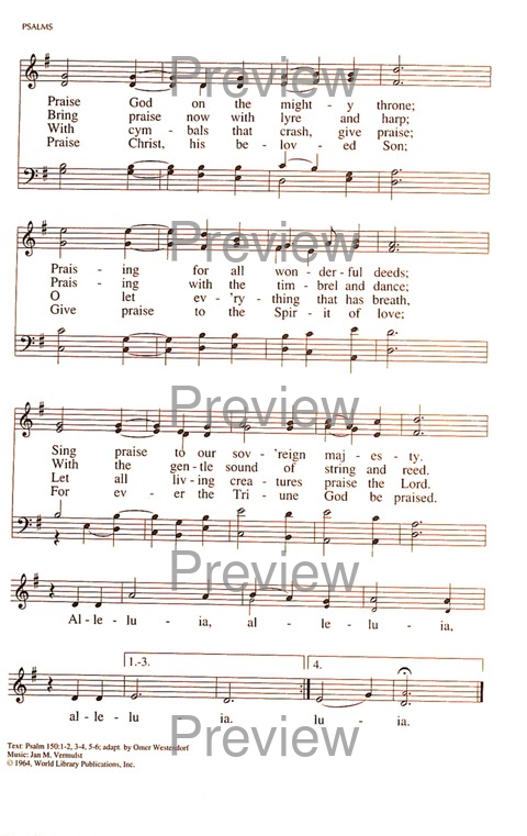 RitualSong: a hymnal and service book for Roman Catholics page 336