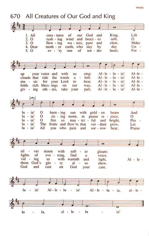 RitualSong: a hymnal and service book for Roman Catholics page 909