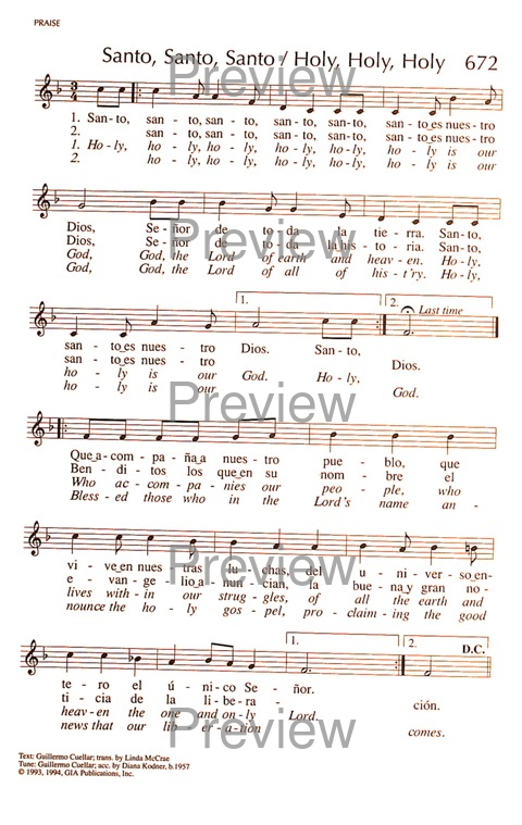 RitualSong: a hymnal and service book for Roman Catholics page 912