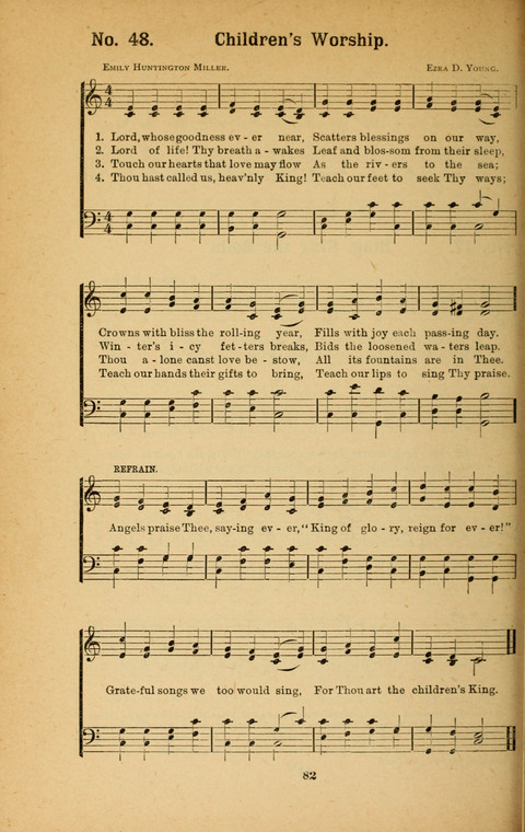 Recitations Song and Story: for Sunday and day schools, primary and intermediate Departments page 82