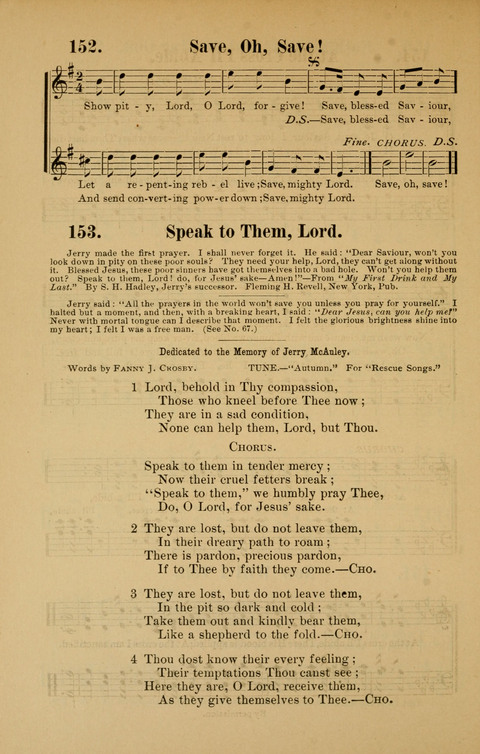 Rescue Songs: words and music with standard selections page 142