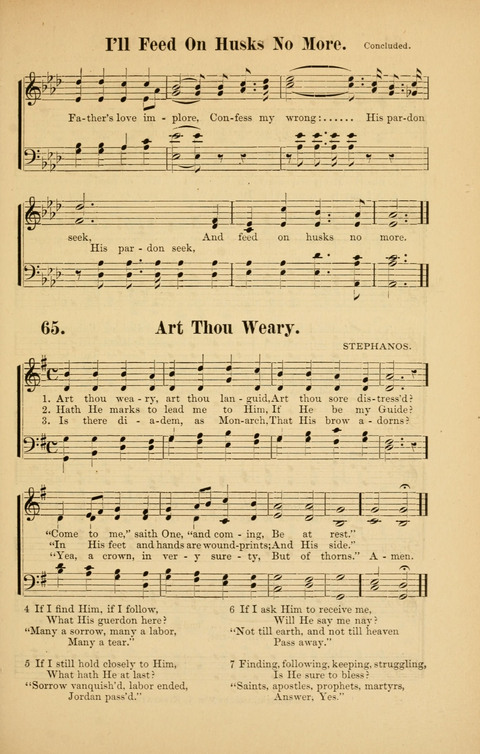 Rescue Songs: words and music with standard selections page 61