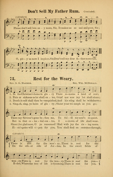 Rescue Songs: words and music with standard selections page 69