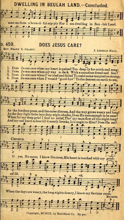 Rose of Sharon Hymns page 397