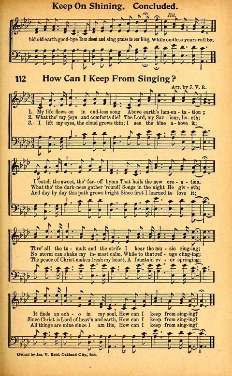Rose of Sharon Hymns page 99