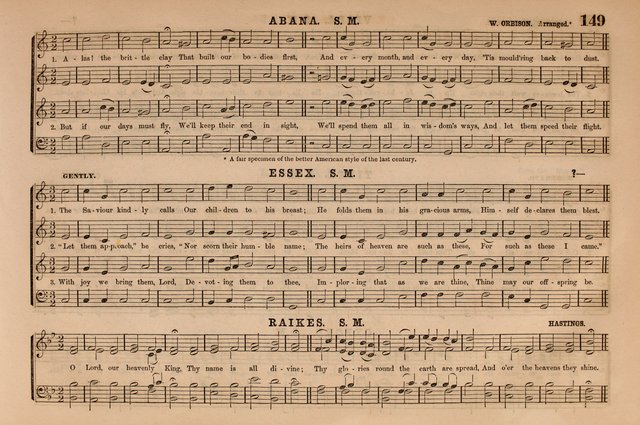 Selah: a collection of psalm and hymn tunes, introits, anthems, chants, motetts, choruses, etc. adapted to the use of classes, private circles, and worship assemblies page 149
