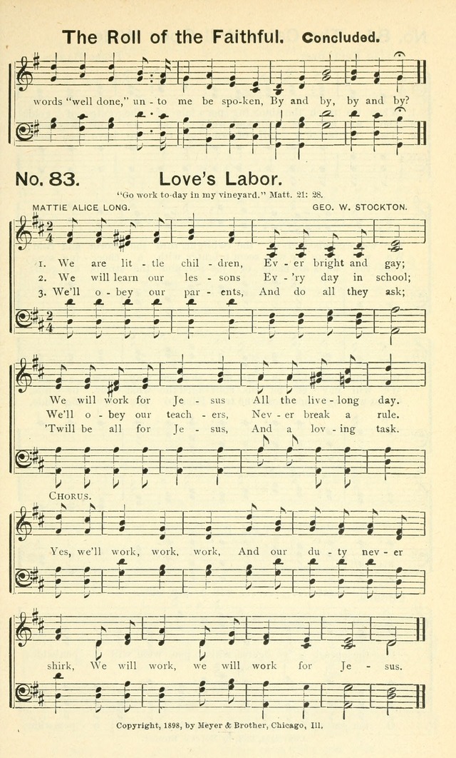 Sunshine No. 2: songs for the Sunday school page 88