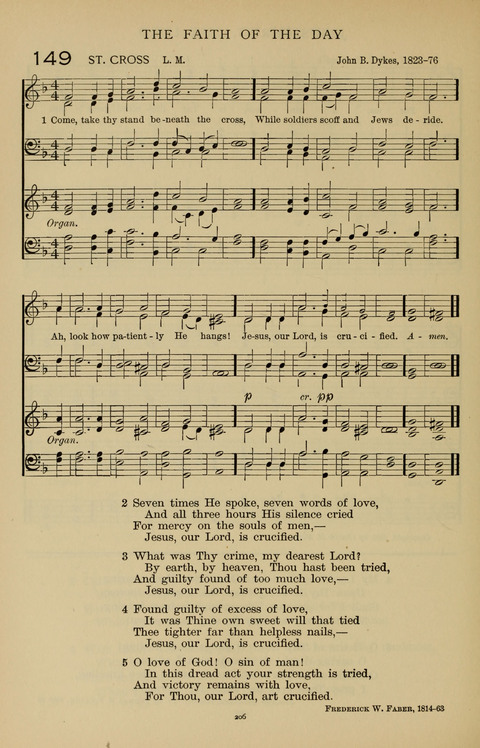 Songs for the Chapel: Arranged for male voices, for use in colleges, academies, schools and societies page 206