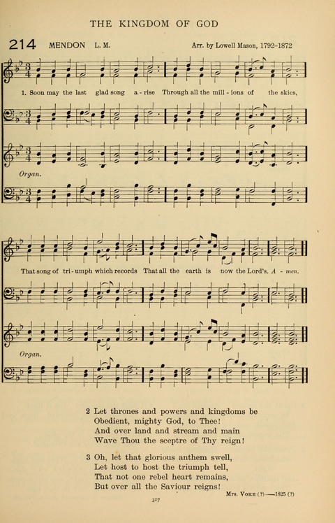 Songs for the Chapel: Arranged for male voices, for use in colleges, academies, schools and societies page 317