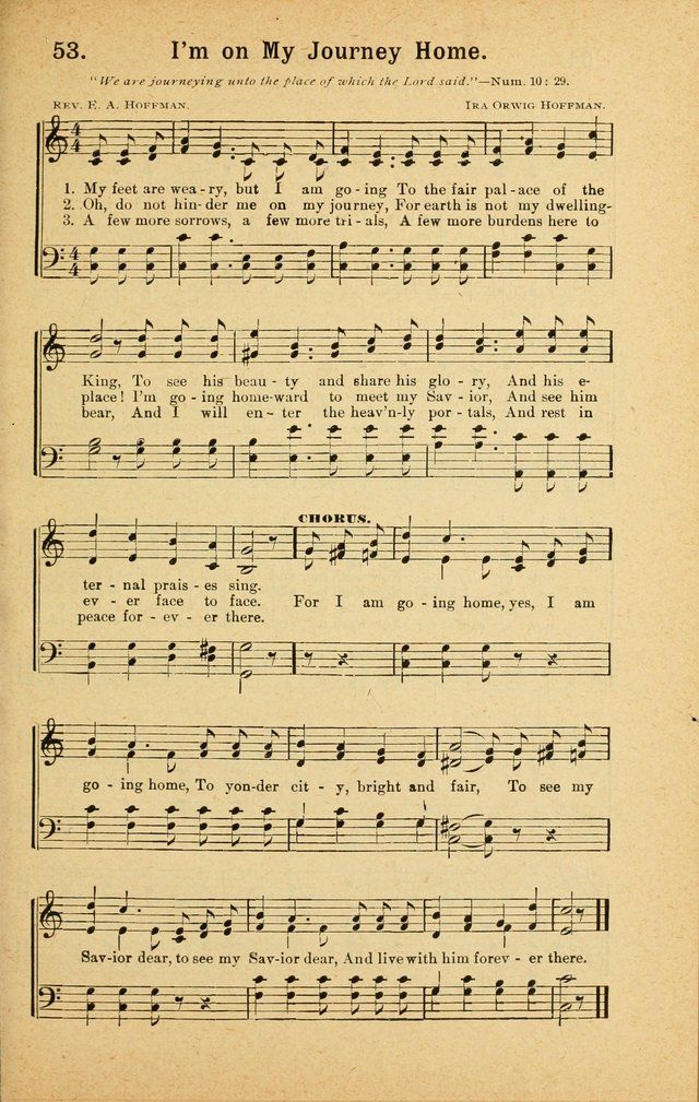 Songs for Christ and the Church: a collection of songs for the use of Christian endeavor societies, sunday-schools, and other church events page 47
