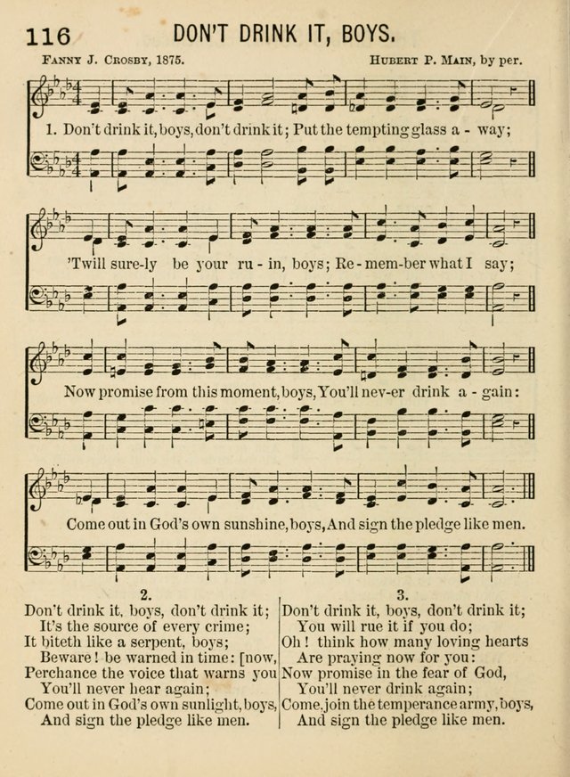Songs for Little Folks: a collection adapted for the home circle and for primary classes in Sunday schools and day schools: containing a number of carefully selected kindergarten songs page 108