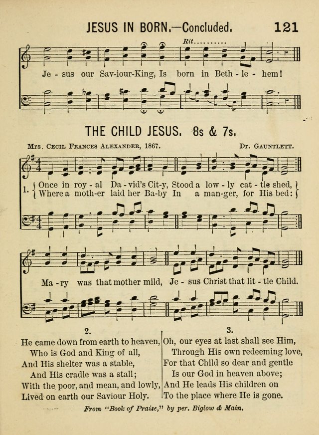 Songs for Little Folks: a collection adapted for the home circle and for primary classes in Sunday schools and day schools: containing a number of carefully selected kindergarten songs page 113