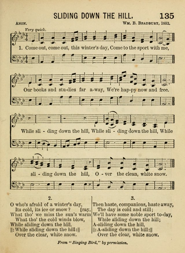 Songs for Little Folks: a collection adapted for the home circle and for primary classes in Sunday schools and day schools: containing a number of carefully selected kindergarten songs page 127