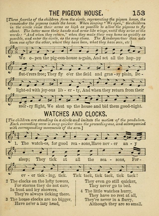 Songs for Little Folks: a collection adapted for the home circle and for primary classes in Sunday schools and day schools: containing a number of carefully selected kindergarten songs page 145