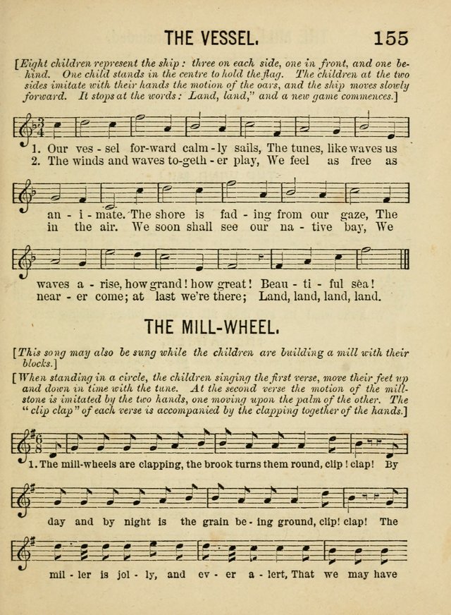 Songs for Little Folks: a collection adapted for the home circle and for primary classes in Sunday schools and day schools: containing a number of carefully selected kindergarten songs page 147
