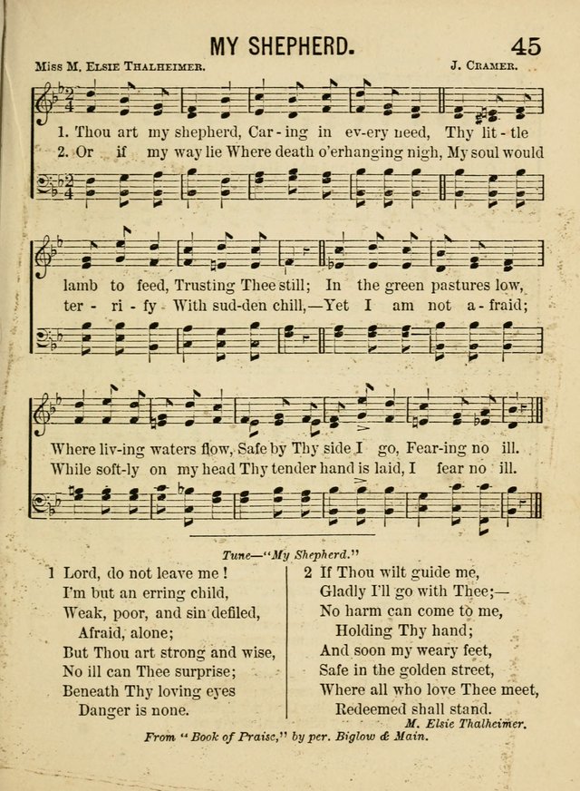 Songs for Little Folks: a collection adapted for the home circle and for primary classes in Sunday schools and day schools: containing a number of carefully selected kindergarten songs page 37