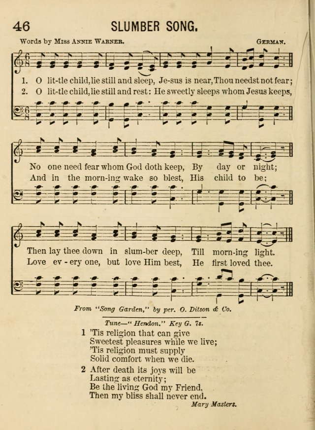 Songs for Little Folks: a collection adapted for the home circle and for primary classes in Sunday schools and day schools: containing a number of carefully selected kindergarten songs page 38