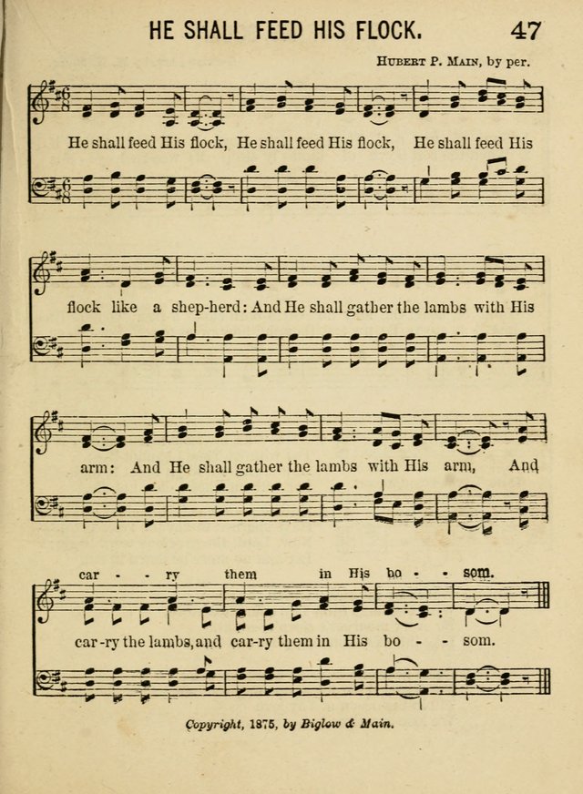 Songs for Little Folks: a collection adapted for the home circle and for primary classes in Sunday schools and day schools: containing a number of carefully selected kindergarten songs page 39