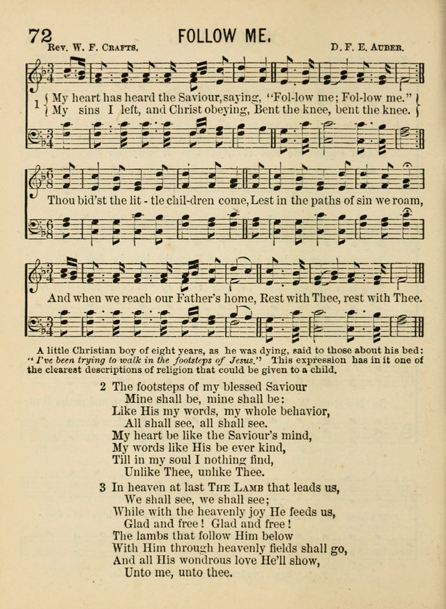 Songs for Little Folks: a collection adapted for the home circle and for primary classes in Sunday schools and day schools: containing a number of carefully selected kindergarten songs page 64