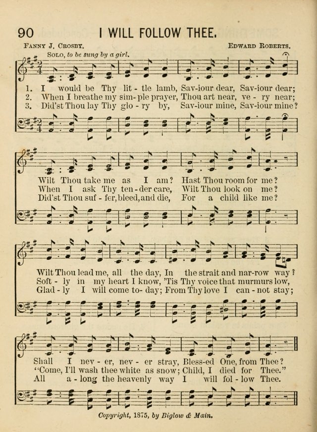Songs for Little Folks: a collection adapted for the home circle and for primary classes in Sunday schools and day schools: containing a number of carefully selected kindergarten songs page 82