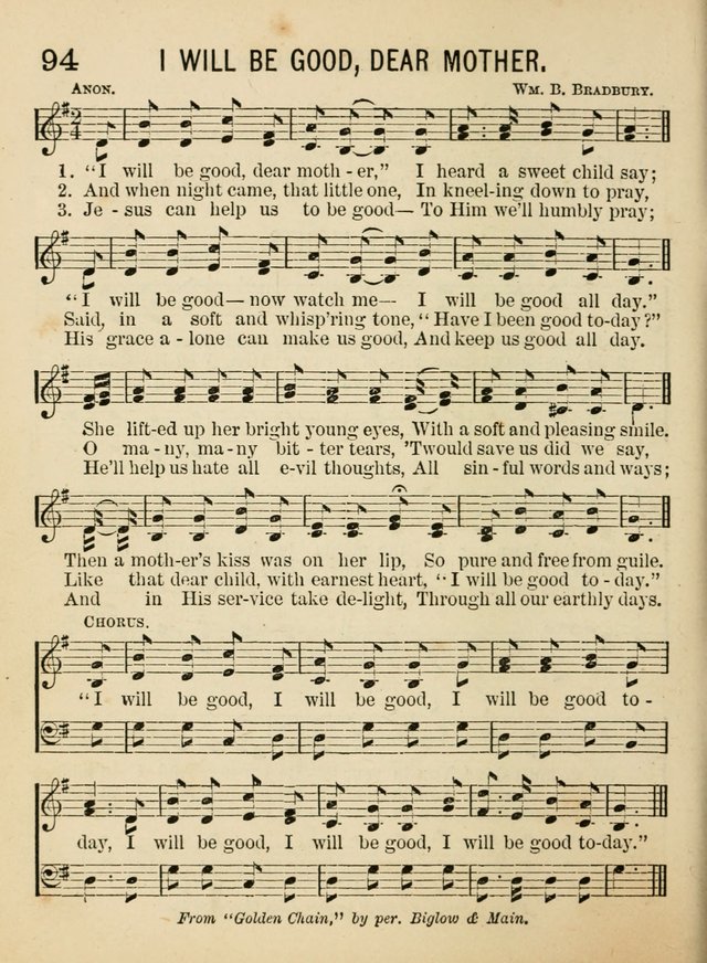 Songs for Little Folks: a collection adapted for the home circle and for primary classes in Sunday schools and day schools: containing a number of carefully selected kindergarten songs page 86