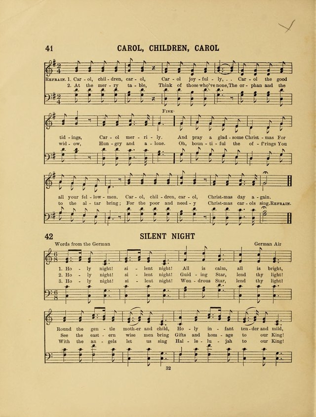 Songs for Little People: for use in Sunday-School, the kindergarten and the home page 34