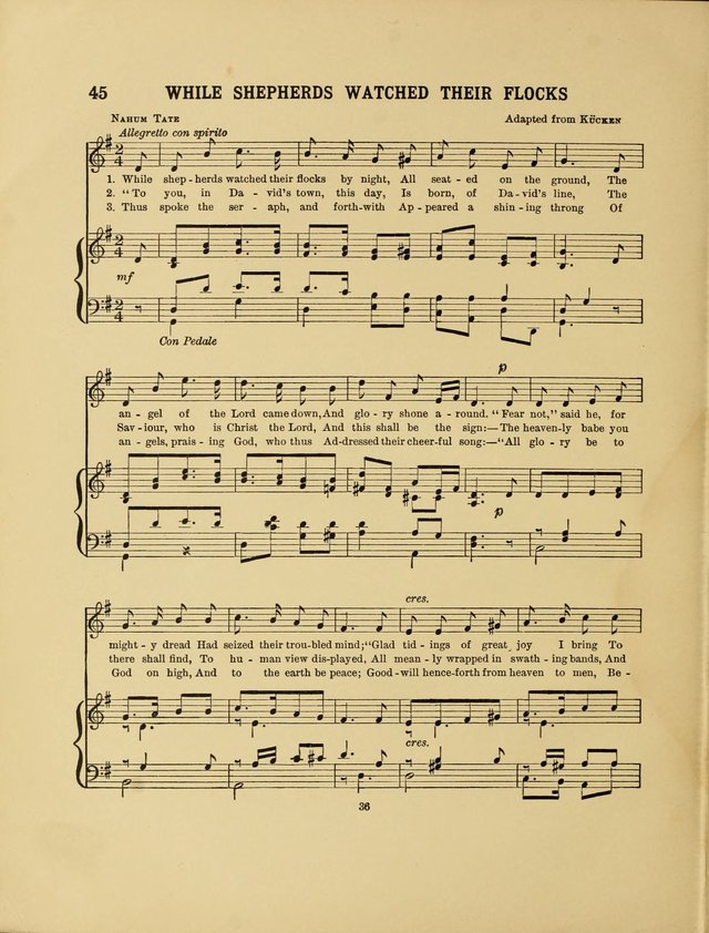 Songs for Little People: for use in Sunday-School, the kindergarten and the home page 38