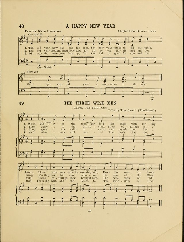 Songs for Little People: for use in Sunday-School, the kindergarten and the home page 41
