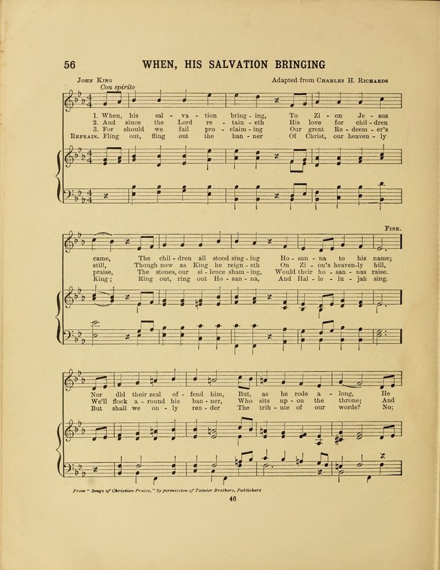 Songs for Little People: for use in Sunday-School, the kindergarten and the home page 48