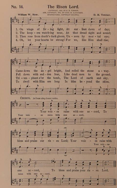 Songs for Men: A Collection of Gospel Songs for Male Quartets and Choruses page 14