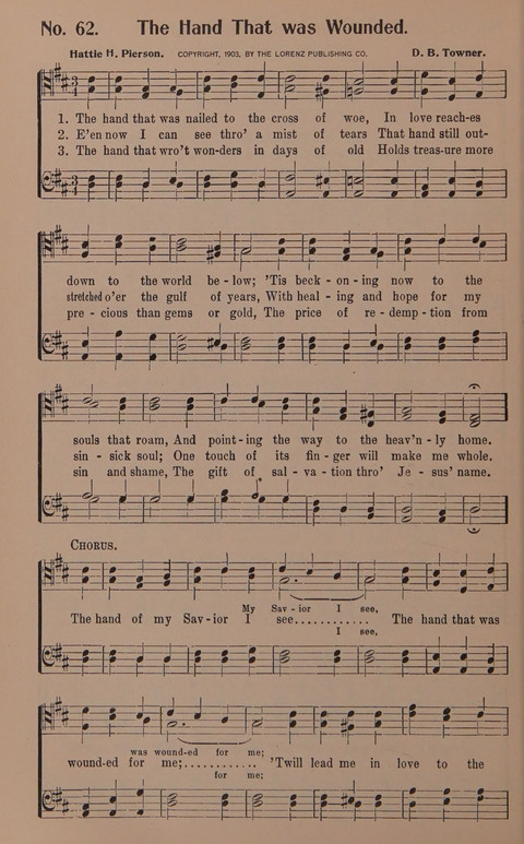 Songs for Men: A Collection of Gospel Songs for Male Quartets and Choruses page 62