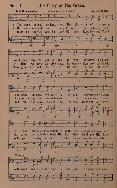 Songs for Men: A Collection of Gospel Songs for Male Quartets and Choruses page 94