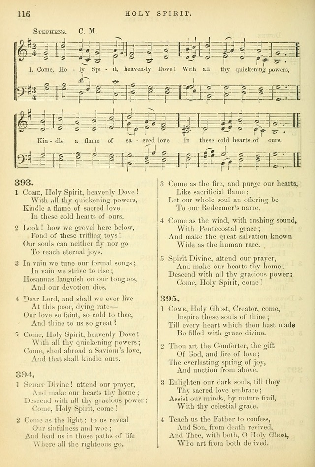 Songs for the Sanctuary, or Hymns and Tunes for Christian Worship page 116