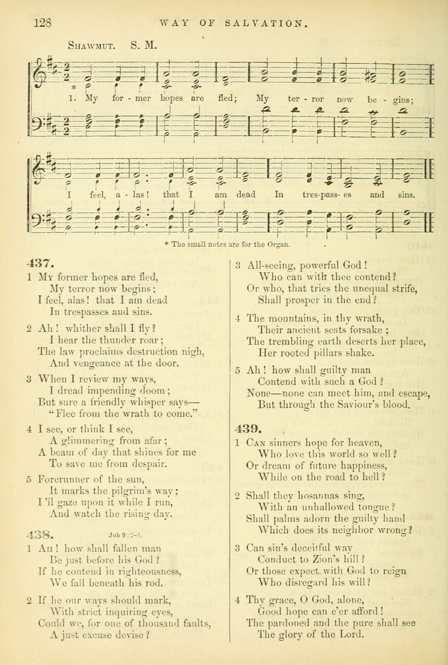 Songs for the Sanctuary, or Hymns and Tunes for Christian Worship page 128