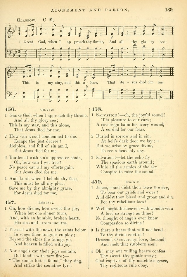 Songs for the Sanctuary, or Hymns and Tunes for Christian Worship page 133