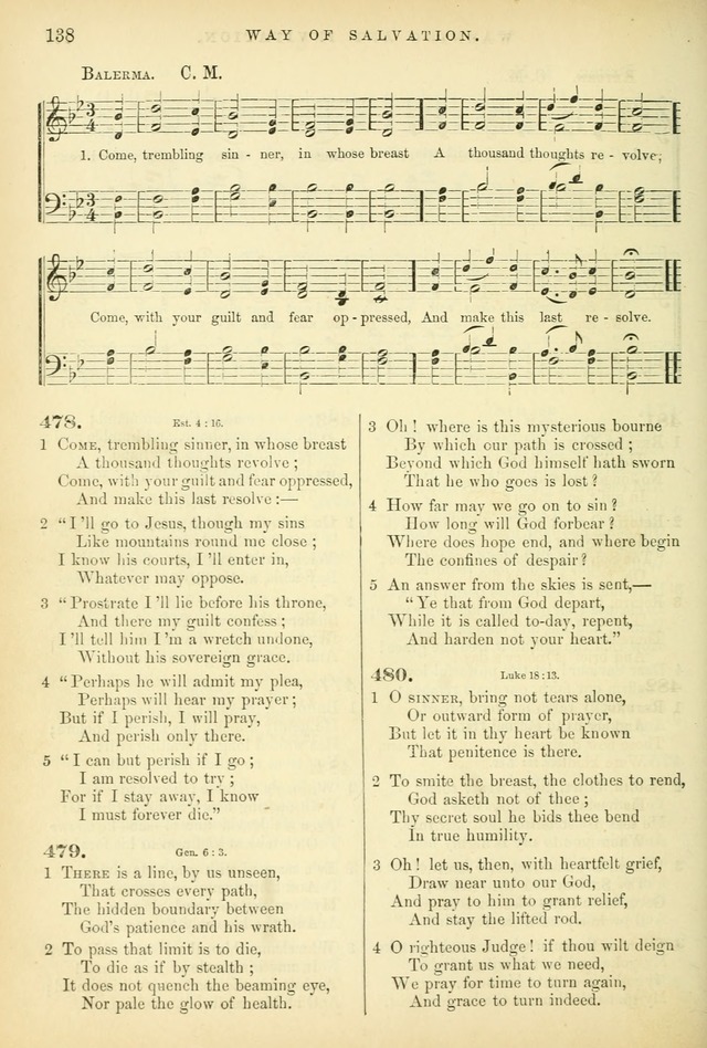 Songs for the Sanctuary, or Hymns and Tunes for Christian Worship page 138