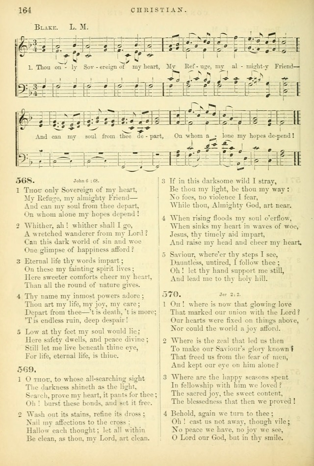 Songs for the Sanctuary, or Hymns and Tunes for Christian Worship page 164
