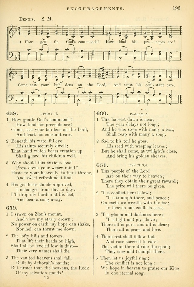 Songs for the Sanctuary, or Hymns and Tunes for Christian Worship page 193