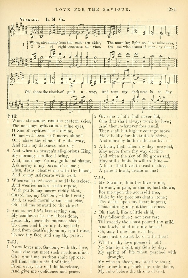 Songs for the Sanctuary, or Hymns and Tunes for Christian Worship page 221