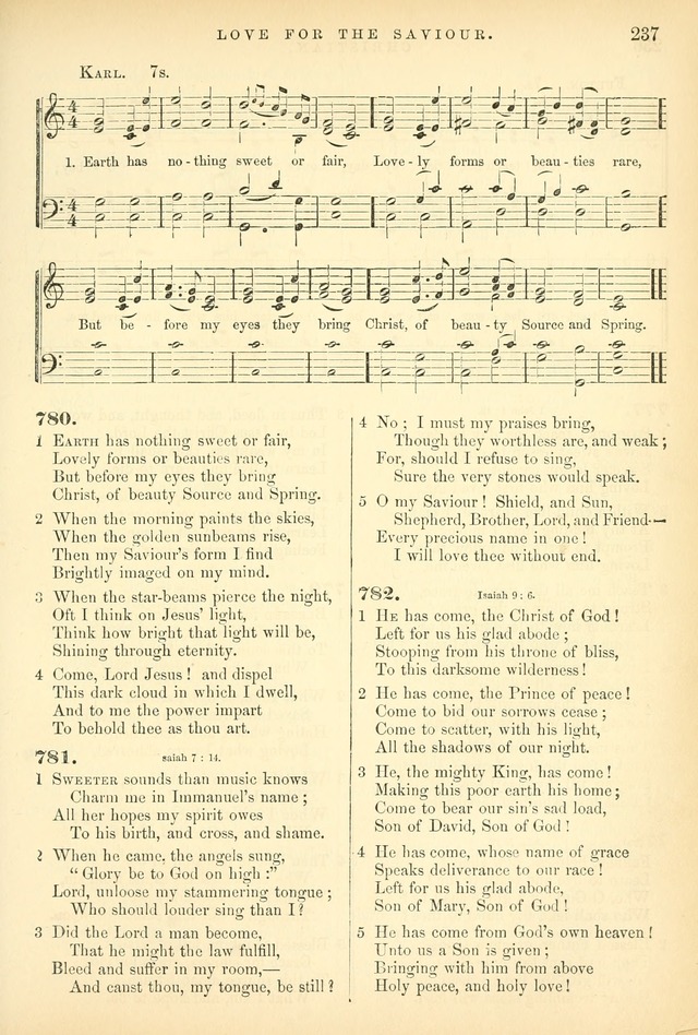 Songs for the Sanctuary, or Hymns and Tunes for Christian Worship page 237