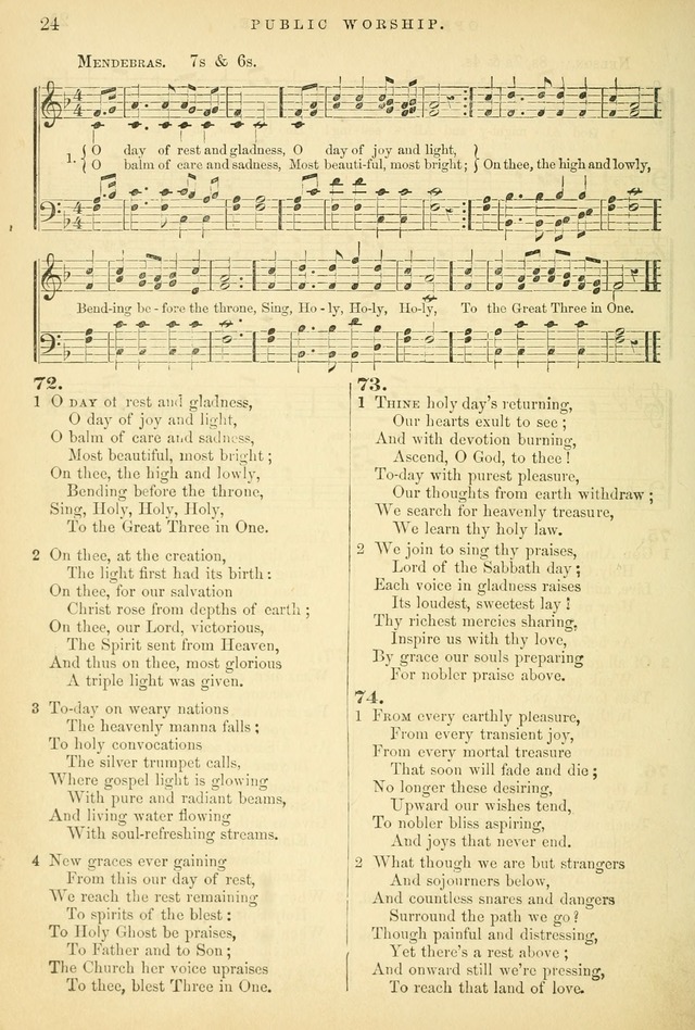 Songs for the Sanctuary, or Hymns and Tunes for Christian Worship page 24