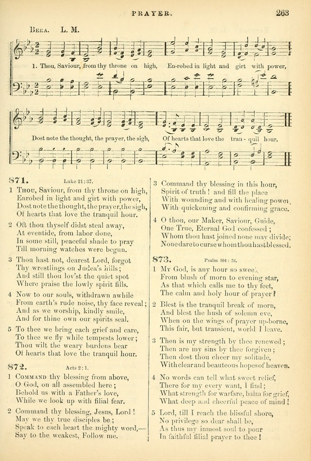 Songs for the Sanctuary, or Hymns and Tunes for Christian Worship page 263